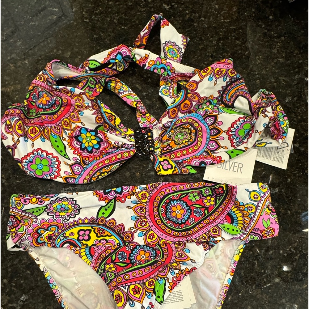 Silver by Gottex Bikini!  Brand Bew with tags!